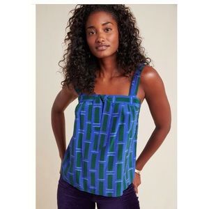 NWT Corey Lynn Calter Geometric Structured Tank